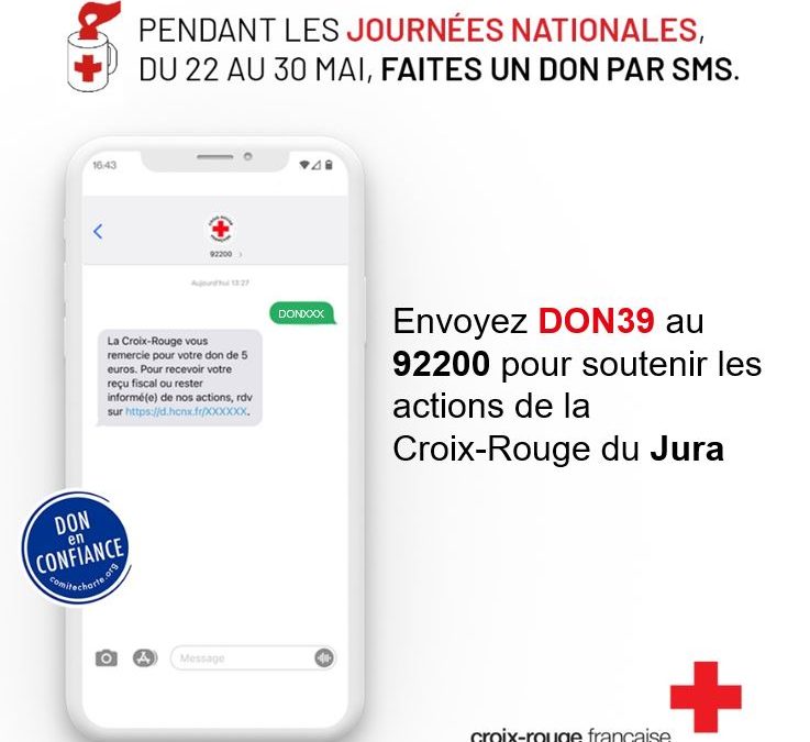 Journées Nationales Don par SMS